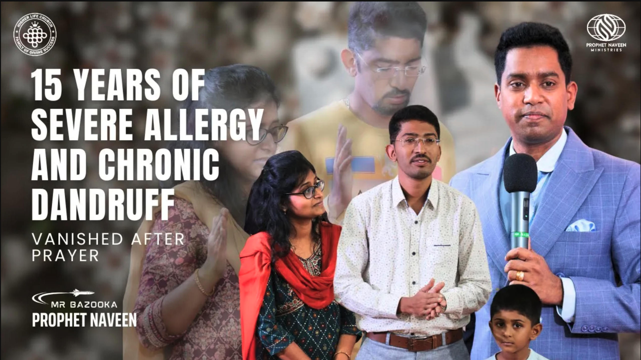 15 Years of Allergy and Chronic Dandruff Vanishes After Prayer